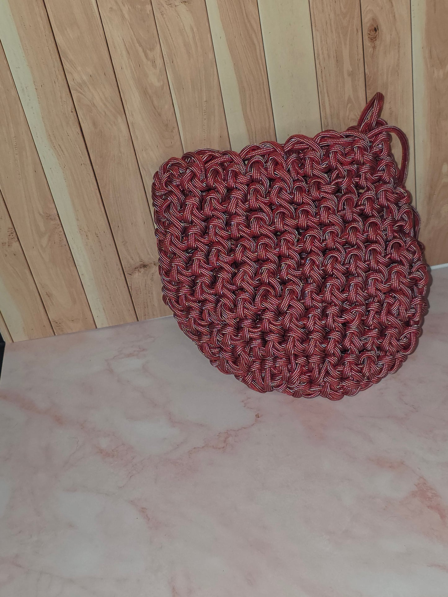 Bloodwoven Reliquary | Handmade Paracord Drawstring Pouch/Dice Bag