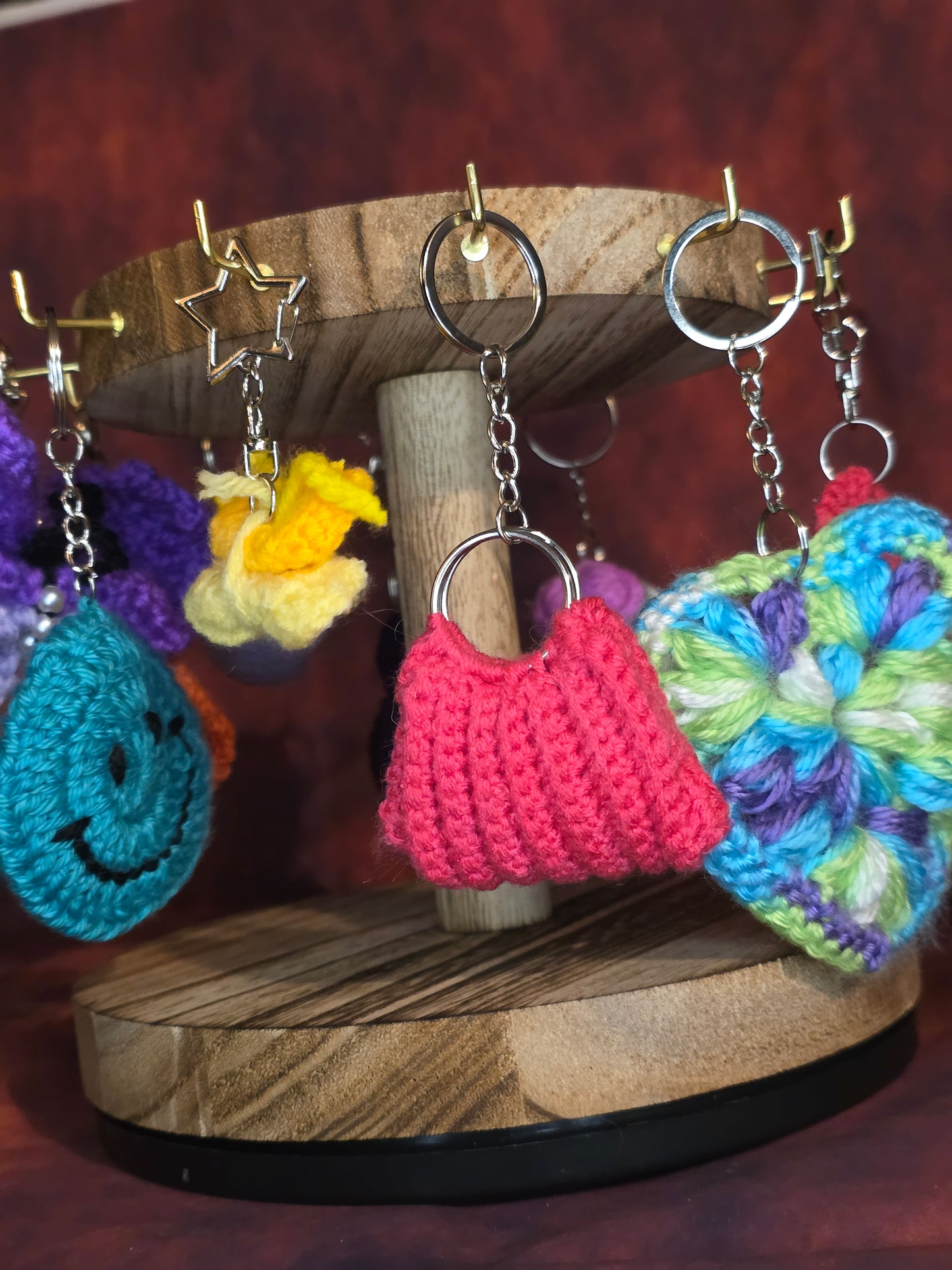 Voidpurse Trinket - Handmade Crocheted Bag Charm or Keychain