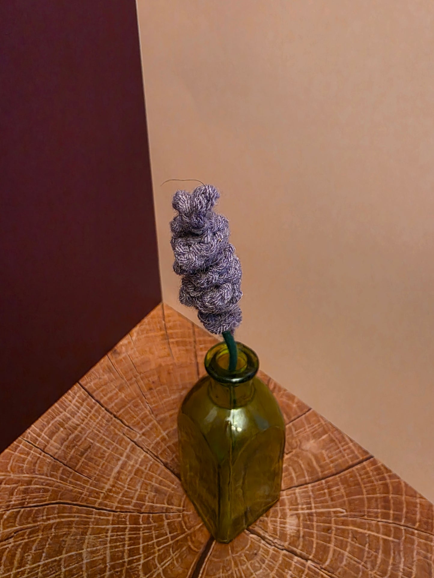 Graveveil Bloom – Handmade Crochet Lavender Flower Stem