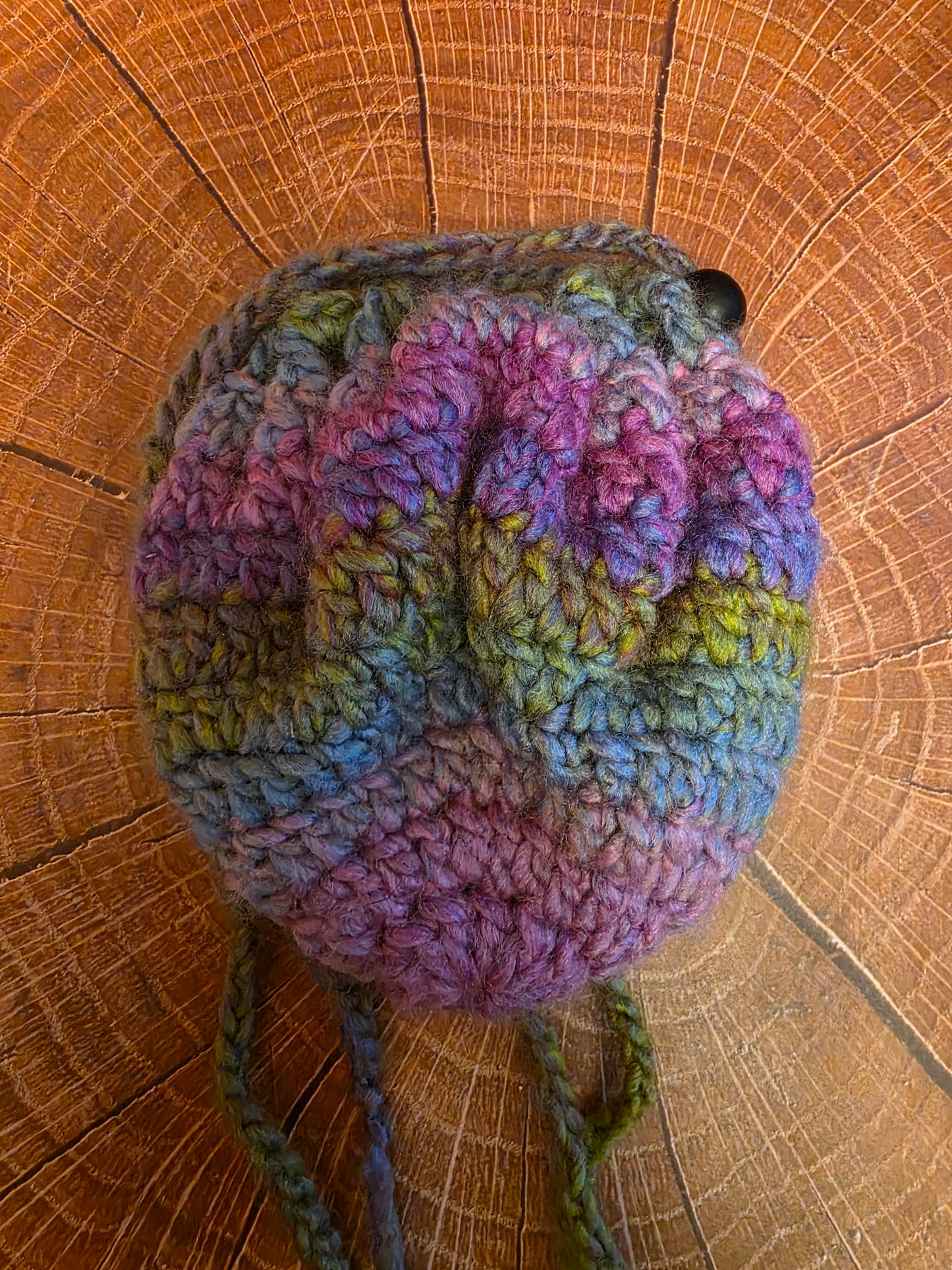 Fatebound Dice Reliquary - Handmade Crocheted Dice Tray and Drawstring Pouch