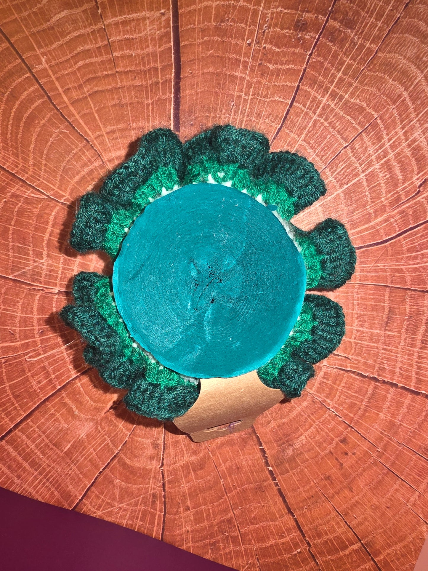 Riftsnare Halo – Handmade Crochet Scrunchie