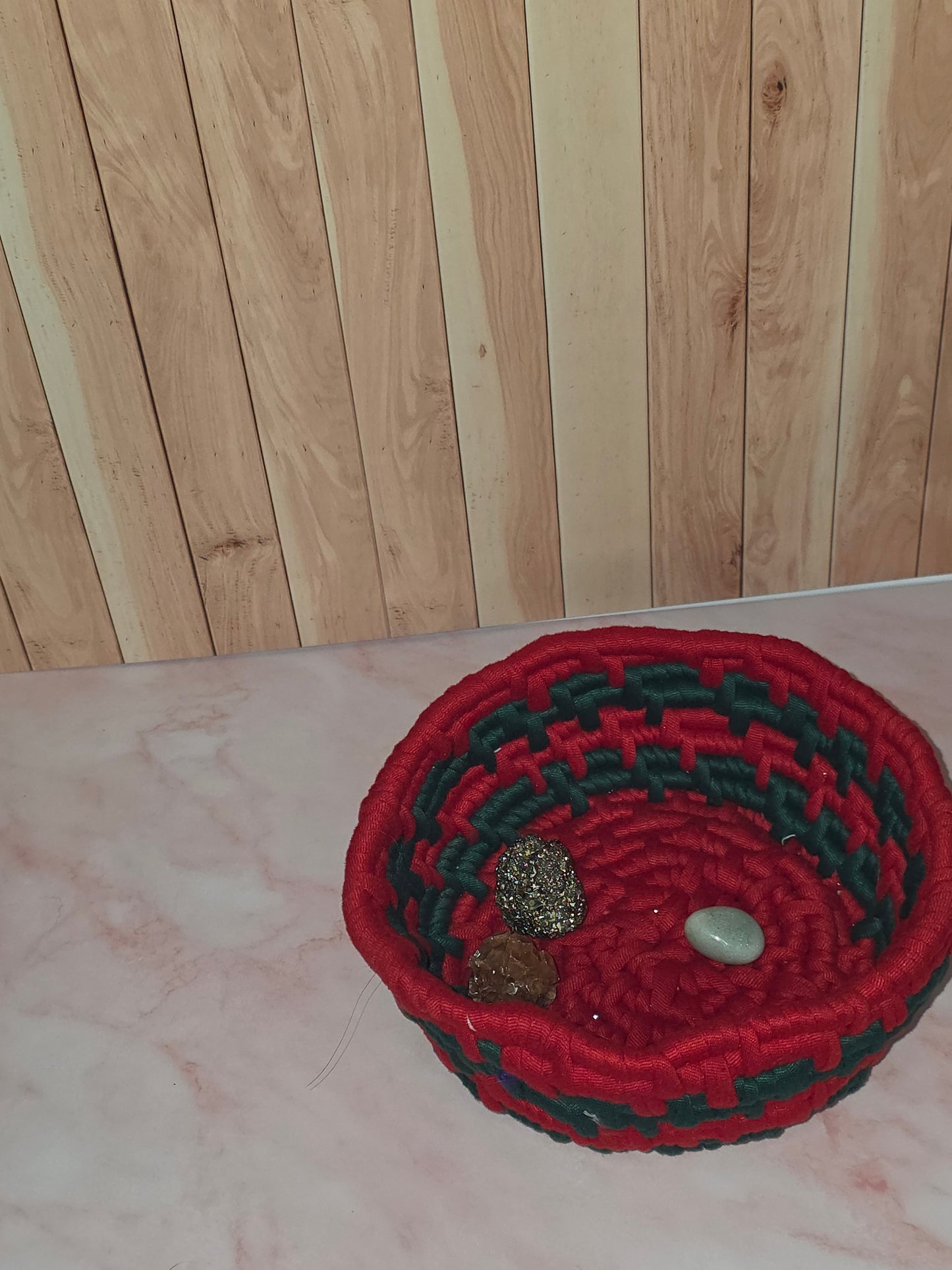 Barberry Vessel - Handmade Coil Wrapped Basket