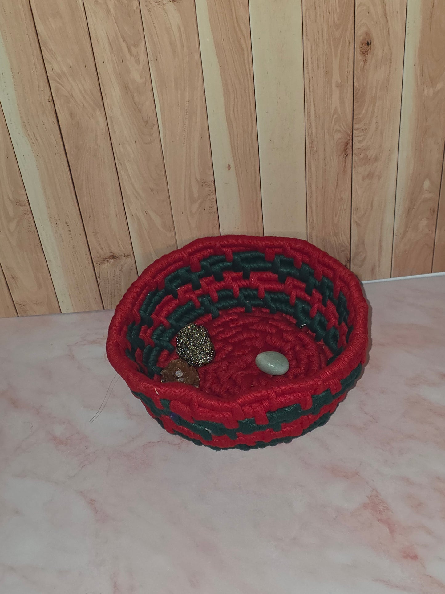 Barberry Vessel - Handmade Coil Wrapped Basket