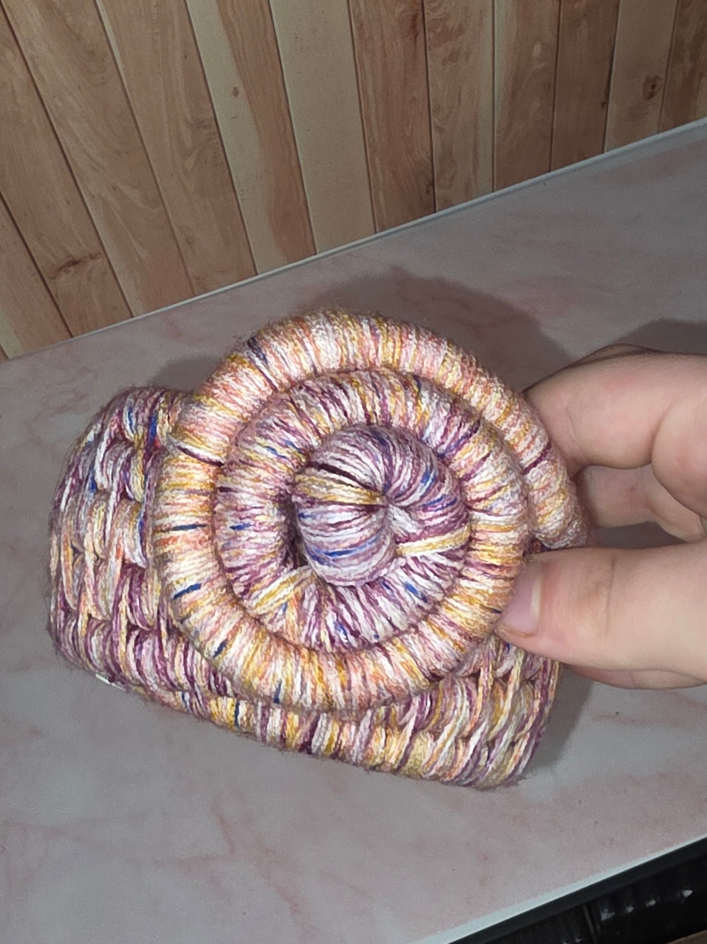 Cindercoil Vessel - Handmade Coil Wrapped Basket