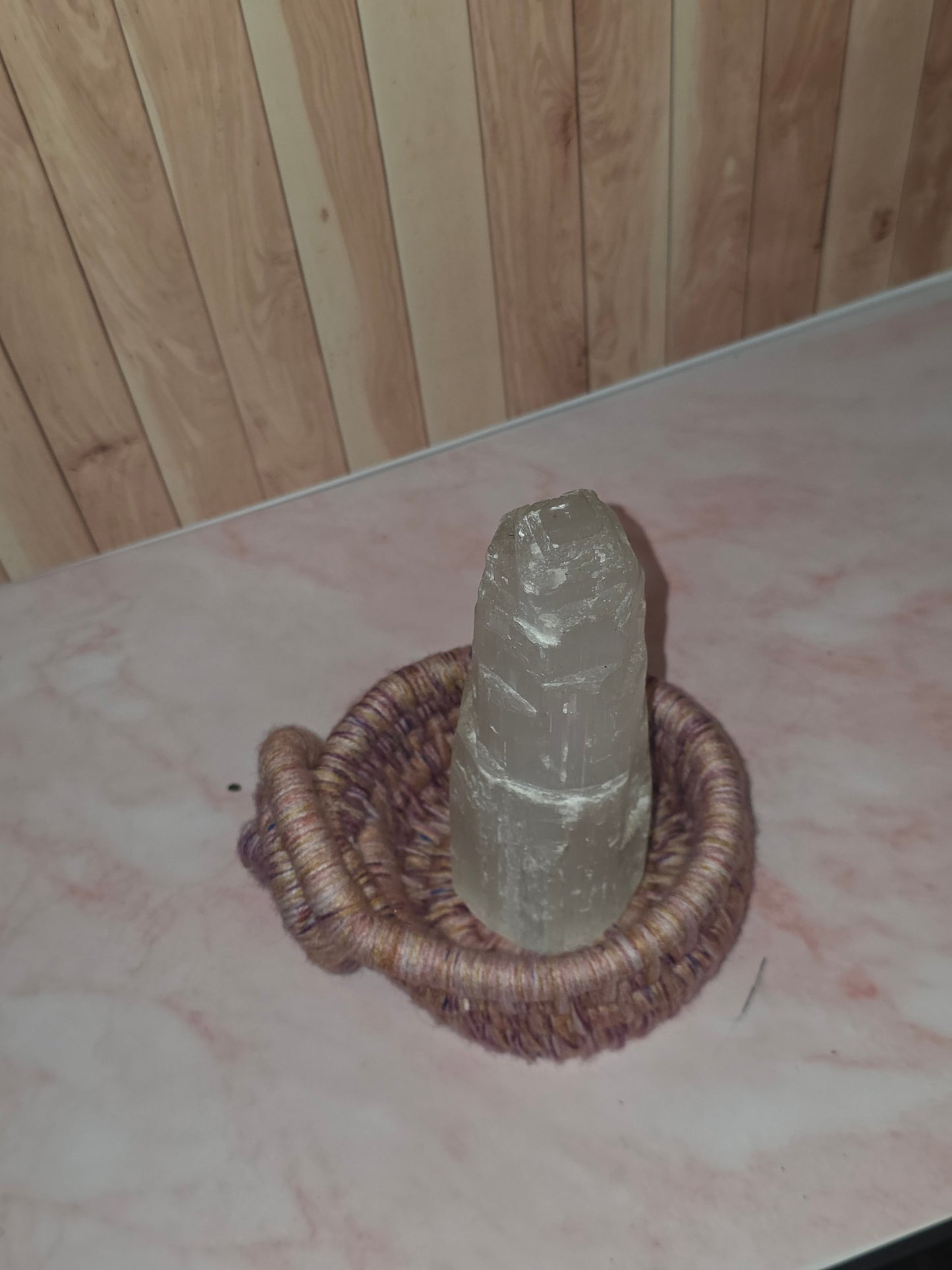 Cindercoil Vessel - Handmade Coil Wrapped Basket
