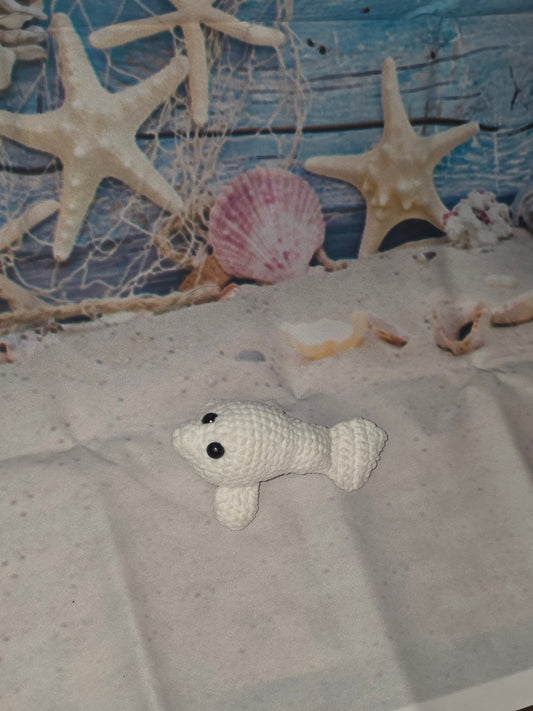Palewake Familiar - Handmade Crocheted Amigurumi Seal