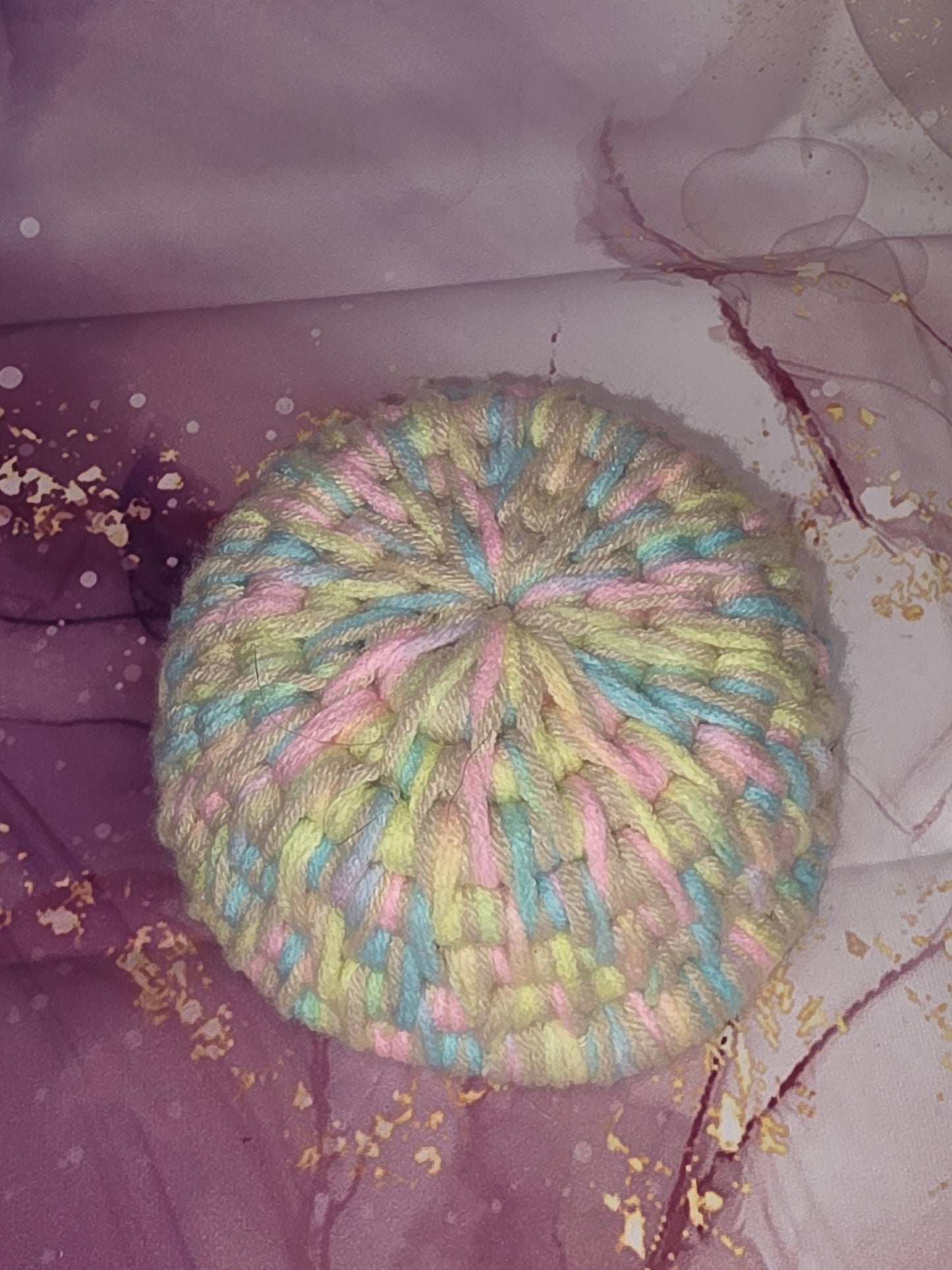 Sugarshade Trinket Vessel - Handmade Tiny Coil Wrapped Basket