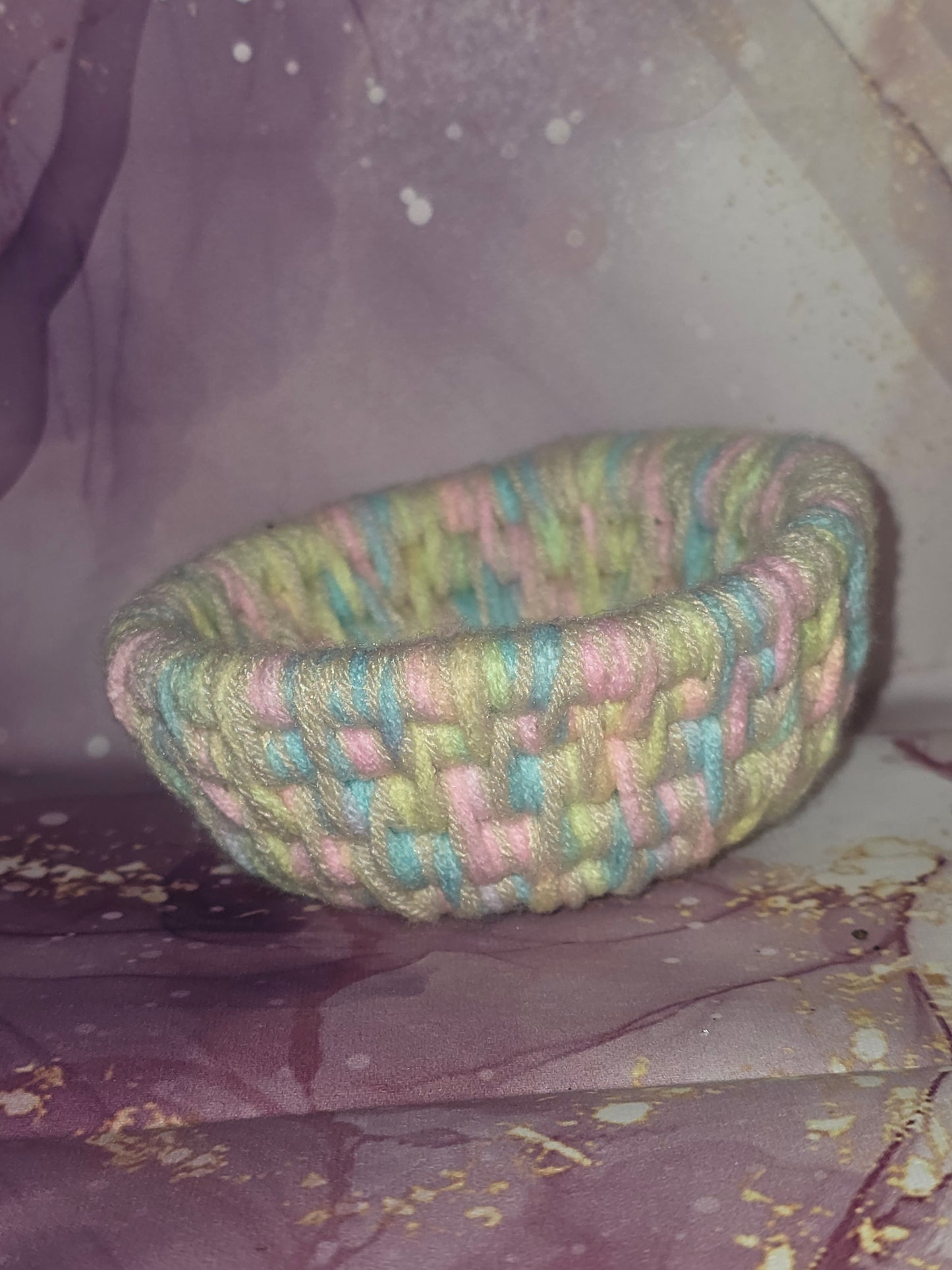 Sugarshade Trinket Vessel - Handmade Tiny Coil Wrapped Basket