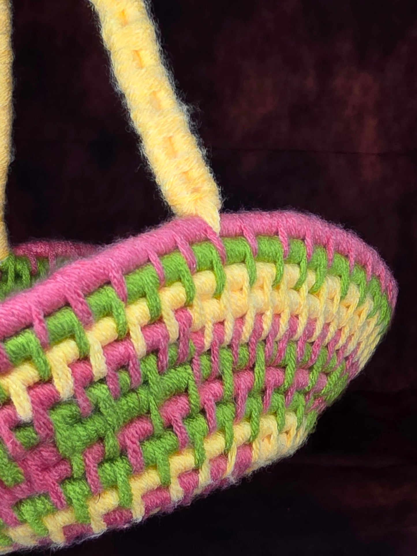 Sunspiral Vessel - Handmade Coil Wrapped Basket with Handle