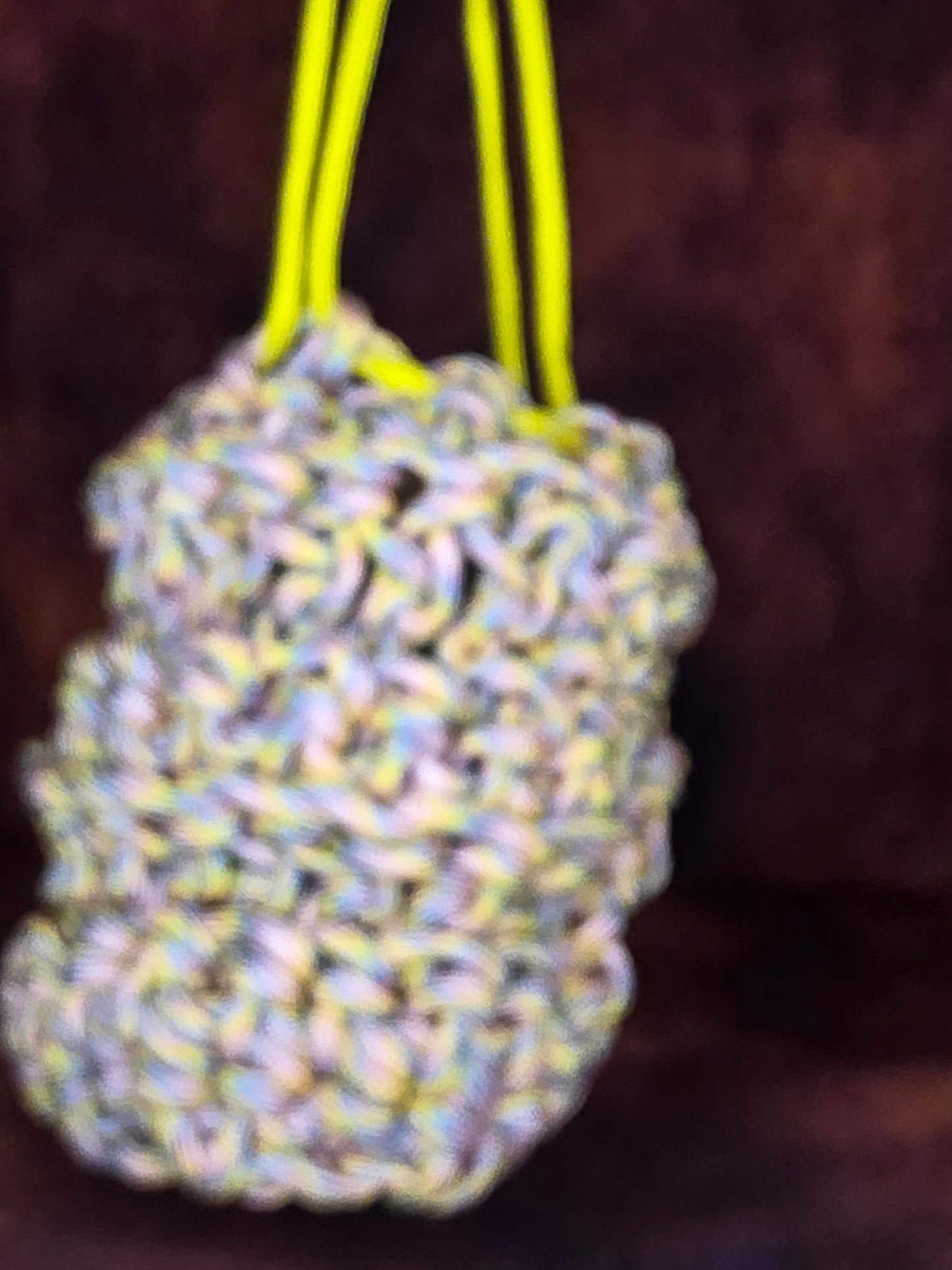 Sunspell Dice Reliquary - Handmade Paracord Drawstring Pouch