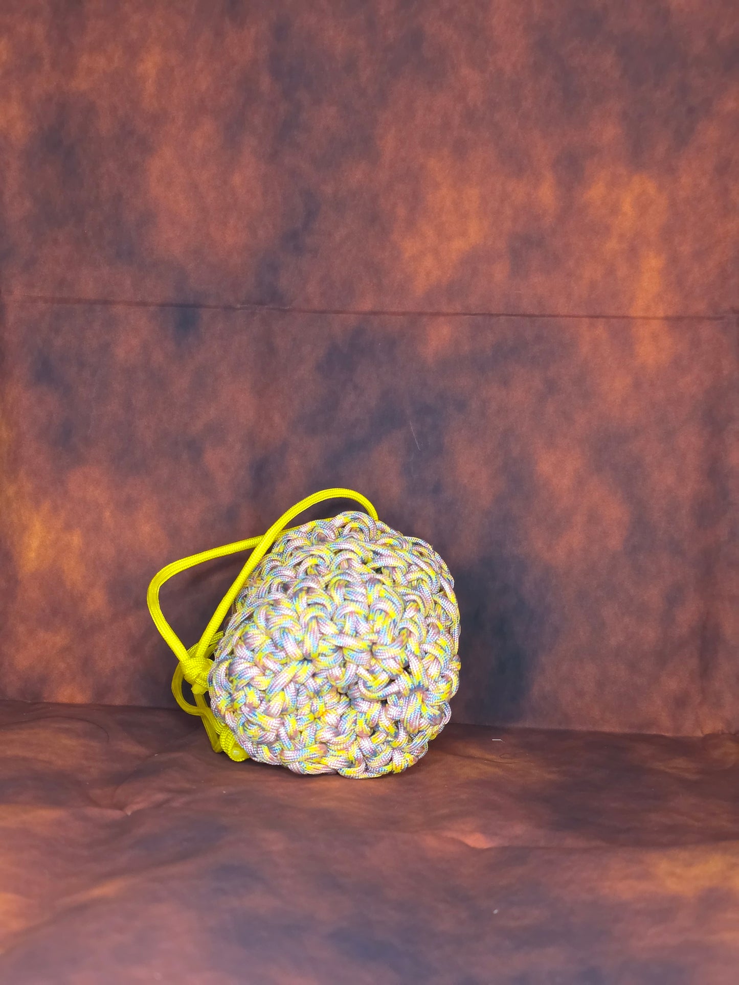 Sunspell Dice Reliquary - Handmade Paracord Drawstring Pouch