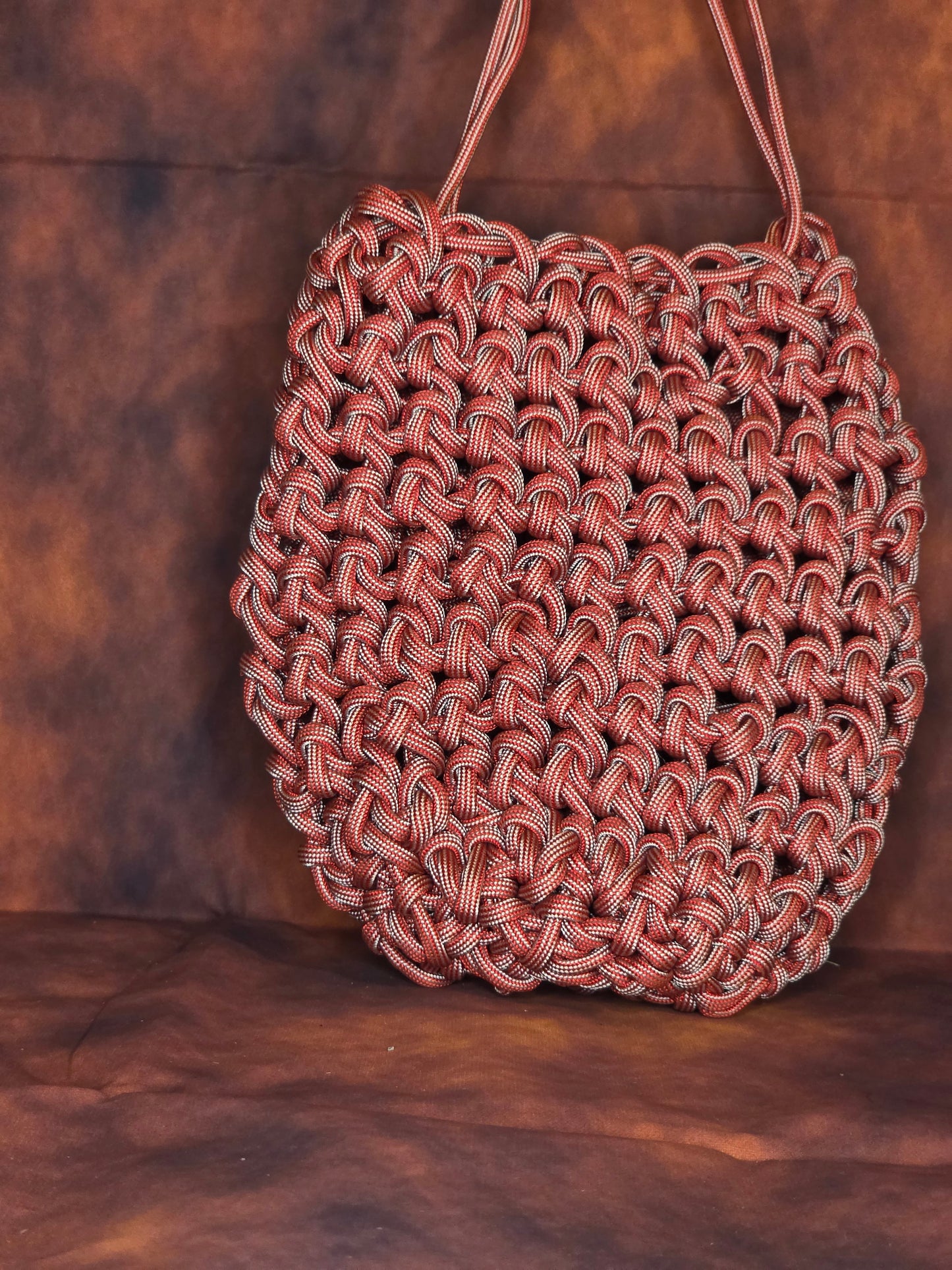 Bloodwoven Reliquary | Handmade Paracord Drawstring Pouch/Dice Bag