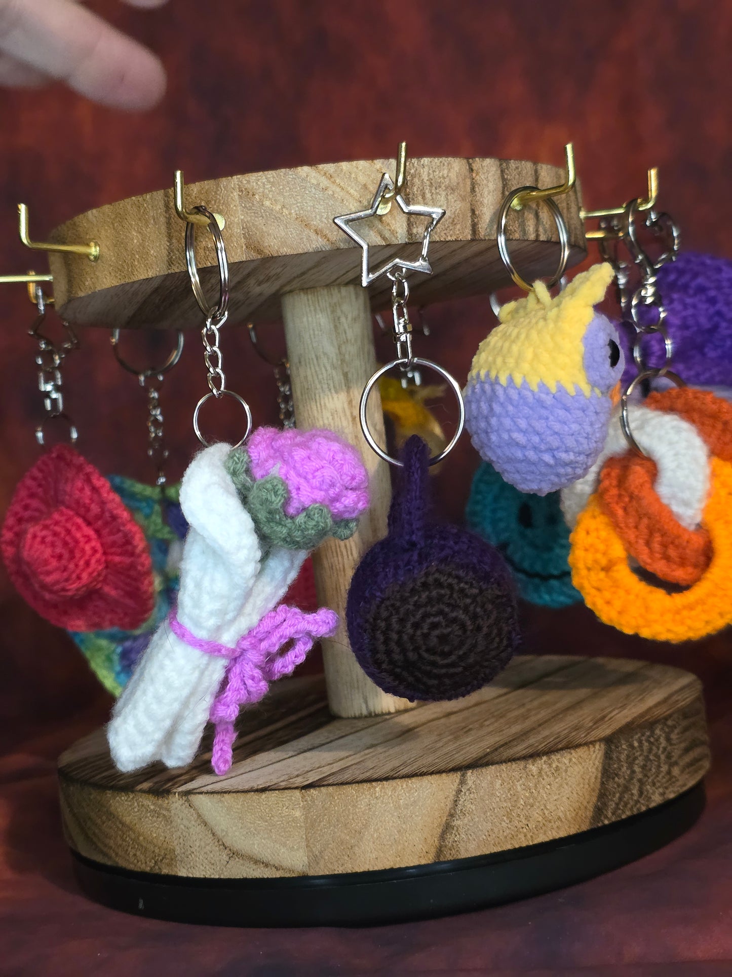 Hexbrew Trinket - Handmade Crochet Bag Charm or Keychain