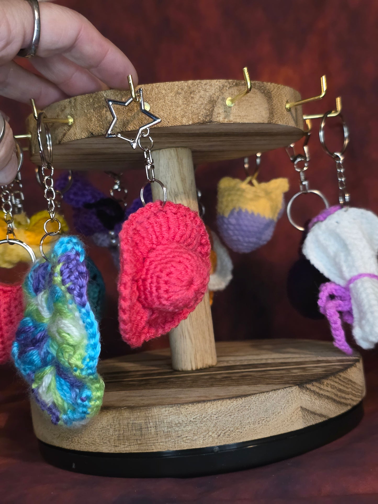 Witchbrim Trinket - Handmade Crochet Bag Charm or Keychain