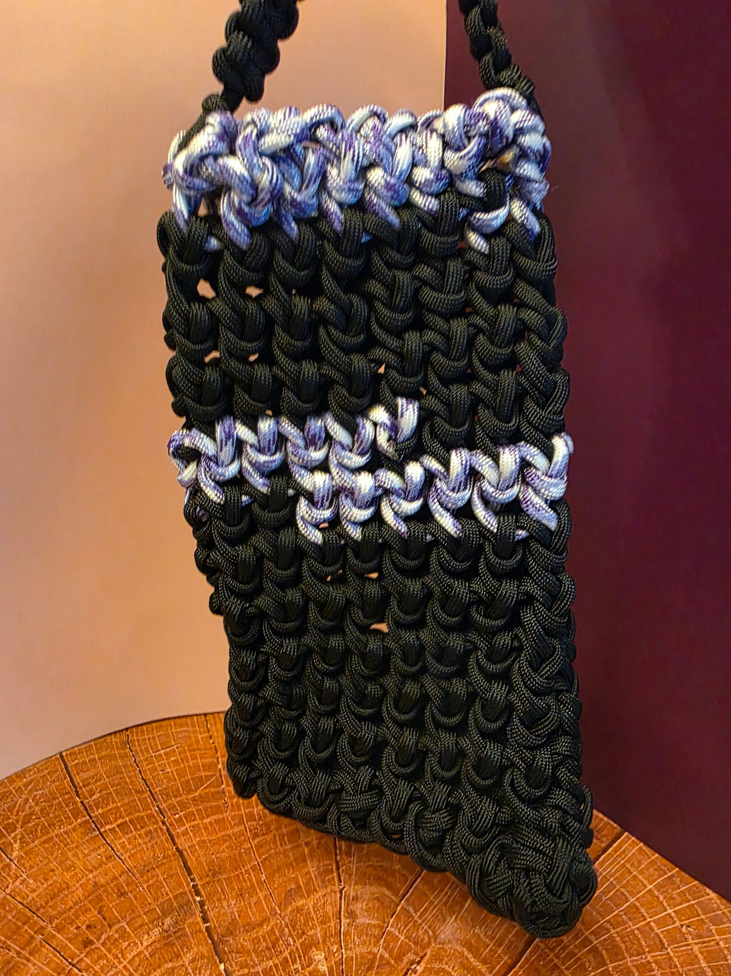 Witch’s Veil Satchel – Handmade Paracord Crossbody Bag