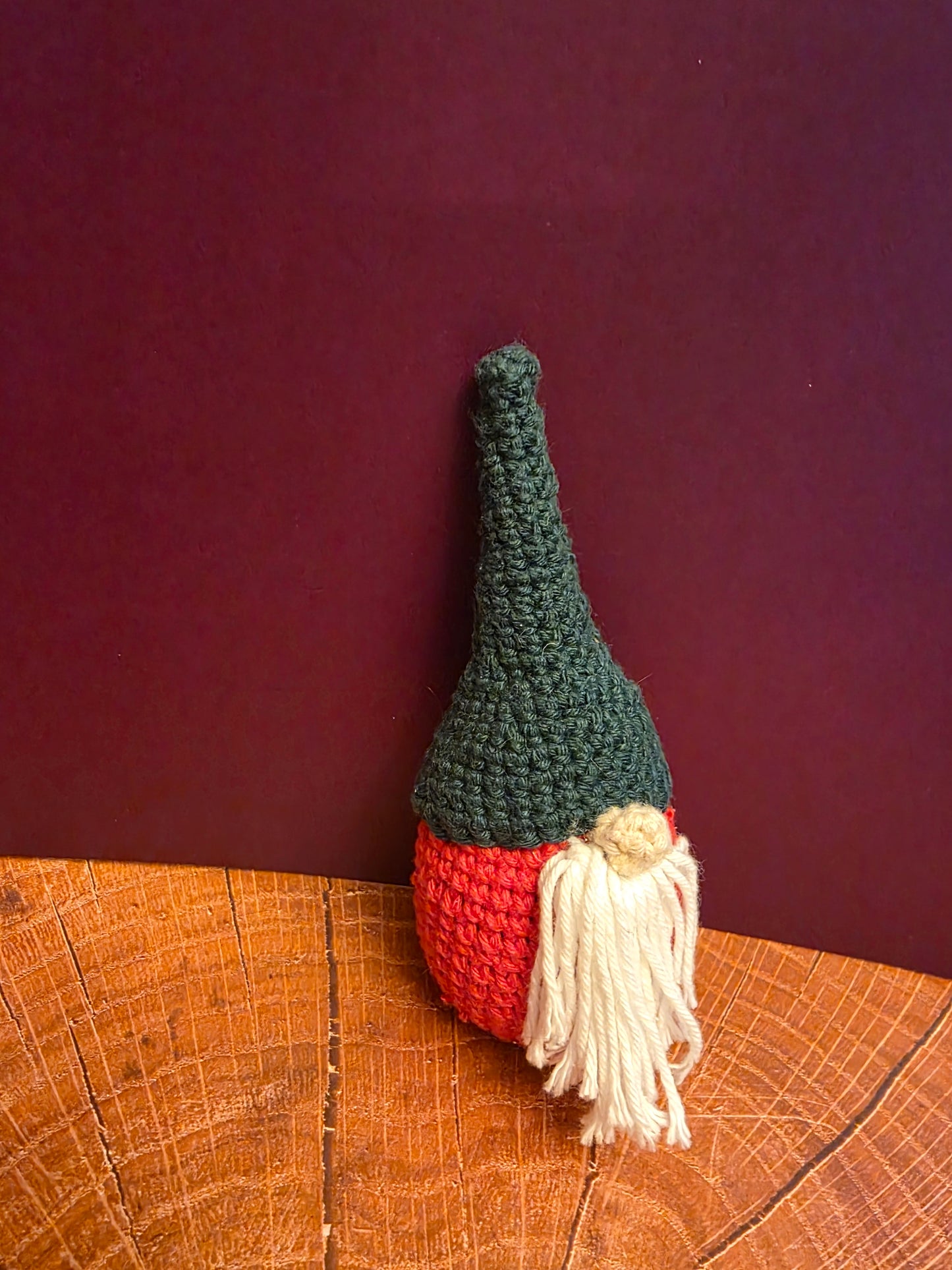Raghex Familiar - Handmade Crocheted Amigurumi Gnome