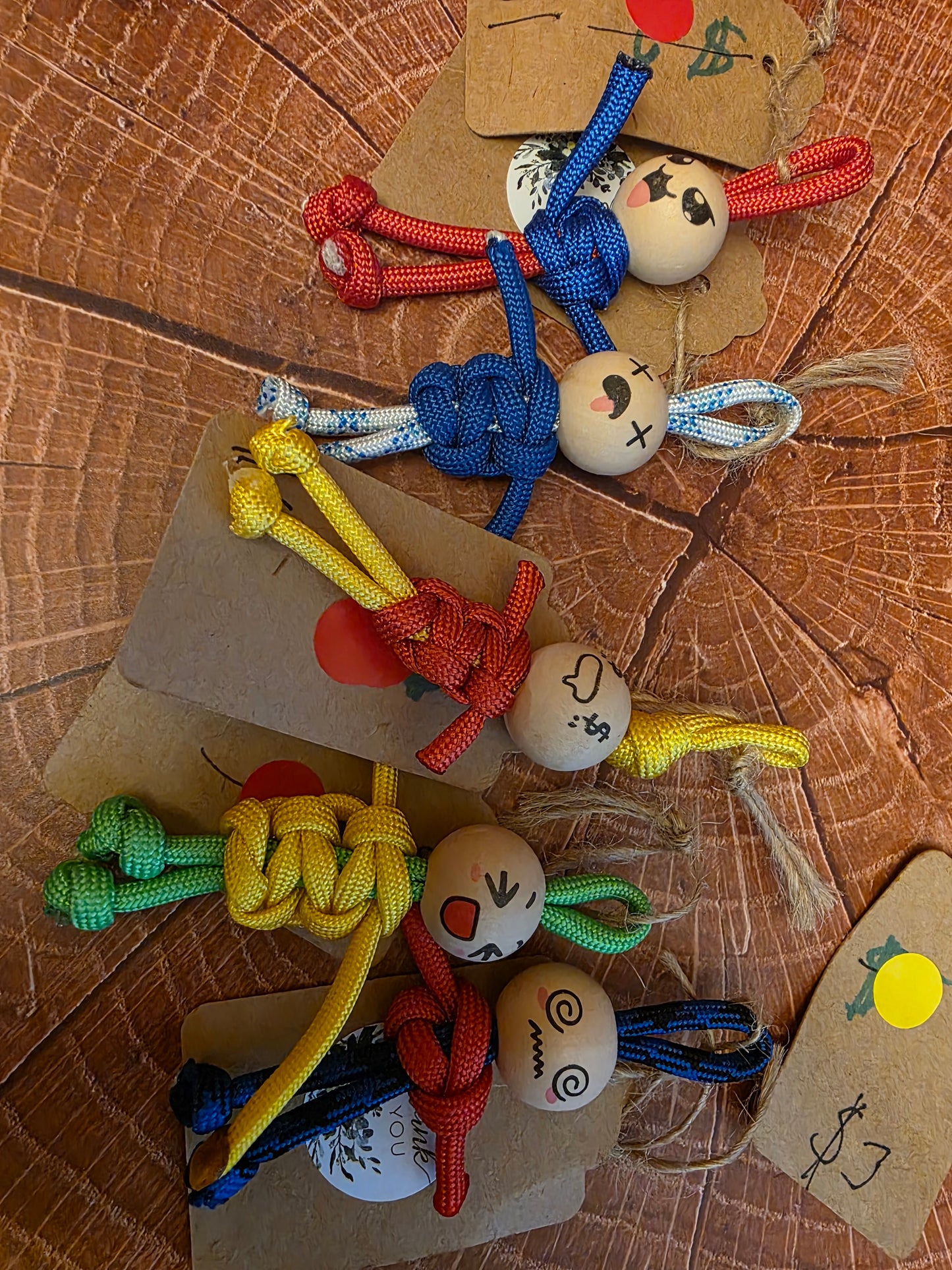Grinhex Trinket - Handmade Paracord Buddy Keychain