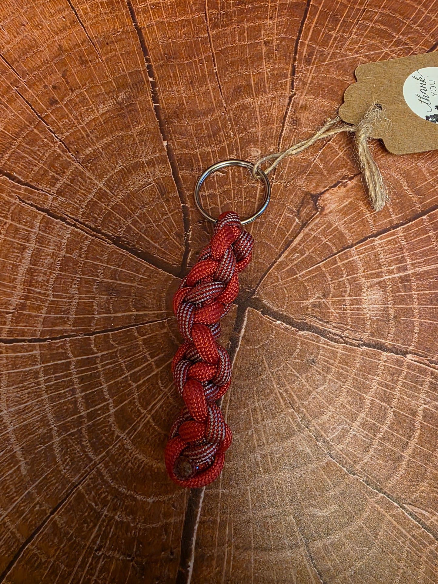 Spiralhelix Trinket - Handmade DNA Spiral Paracord Keychain