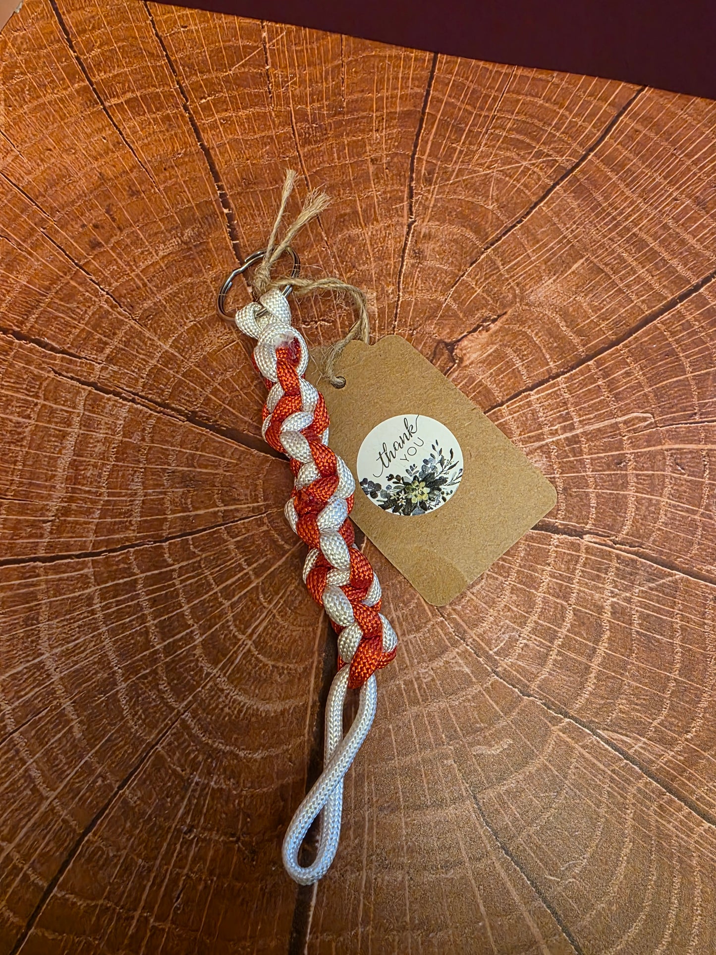 Spiralhelix Trinket - Handmade DNA Spiral Paracord Keychain