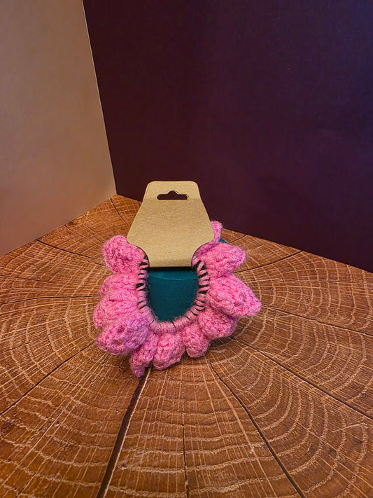 Petal Maw Halo – Handmade Crochet Scrunchie