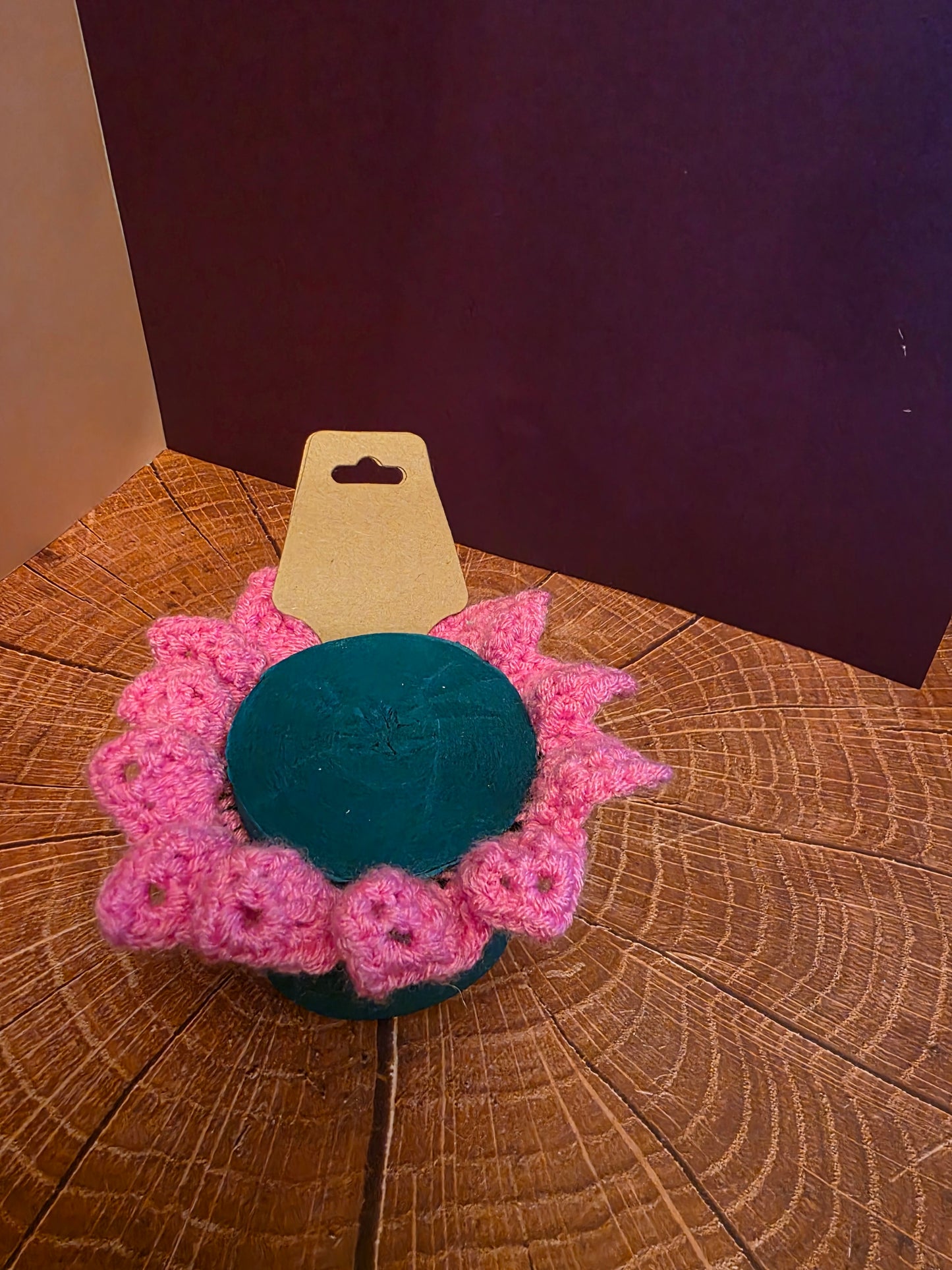 Petal Maw Halo – Handmade Crochet Scrunchie
