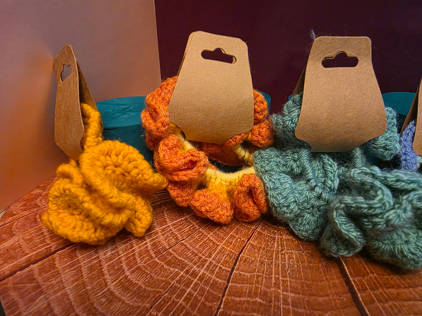 Riftsnare Halo – Handmade Crochet Scrunchie