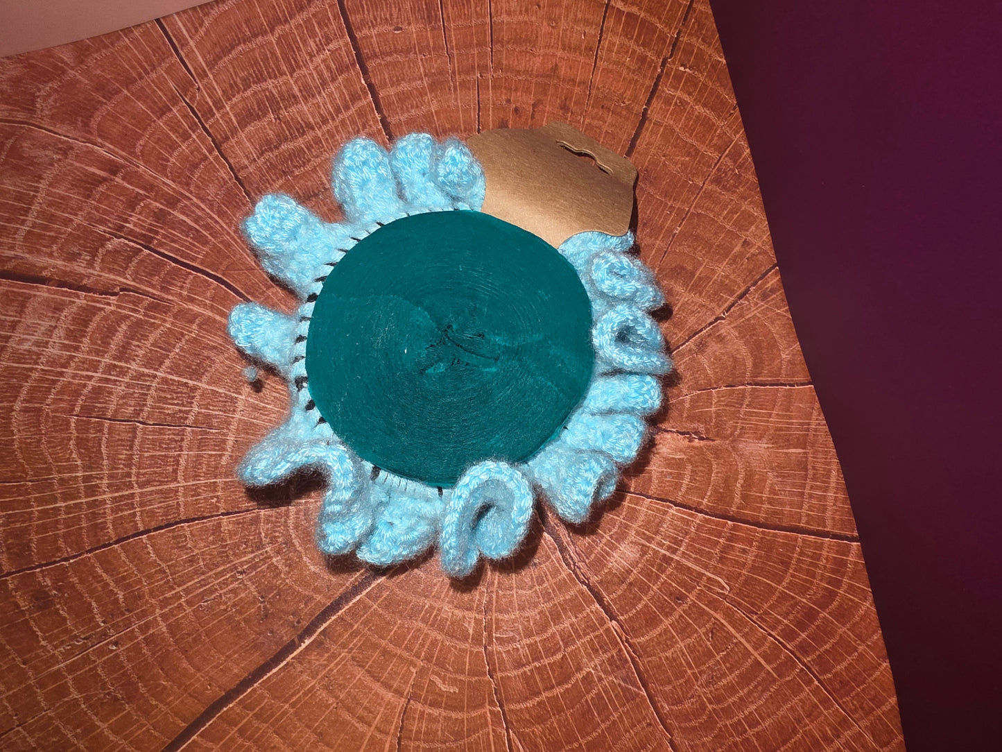 Riftsnare Halo – Handmade Crochet Scrunchie