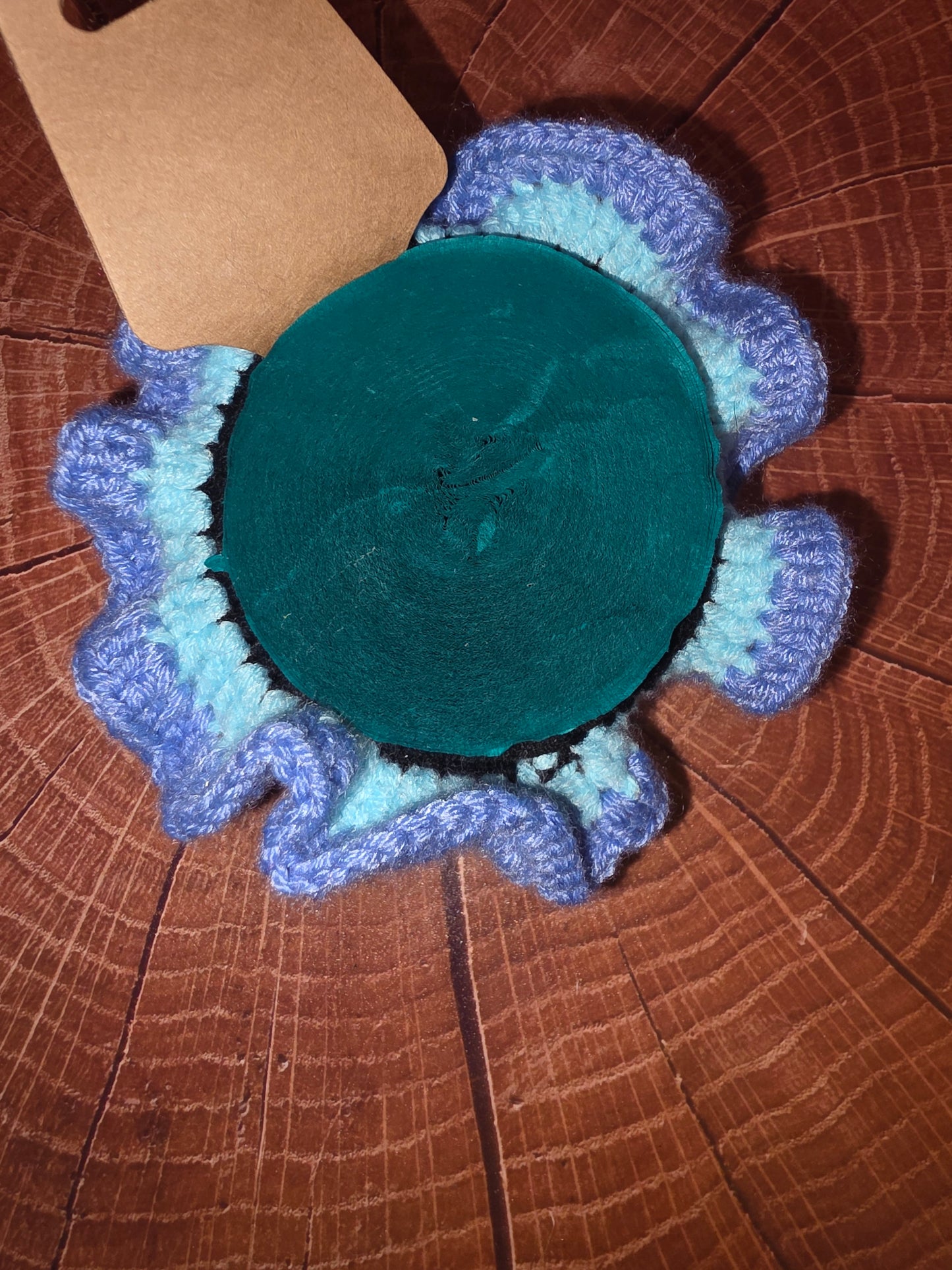 Riftsnare Halo – Handmade Crochet Scrunchie