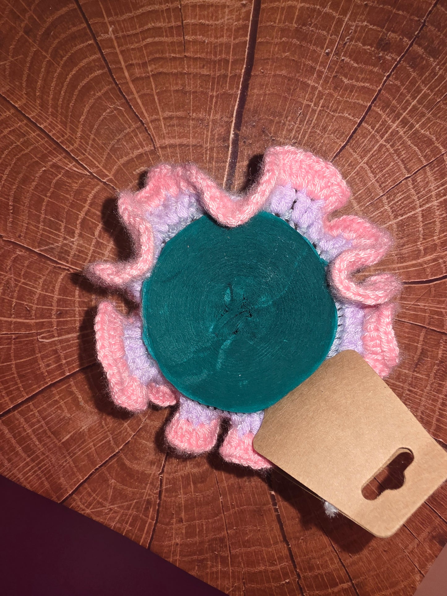 Riftsnare Halo – Handmade Crochet Scrunchie