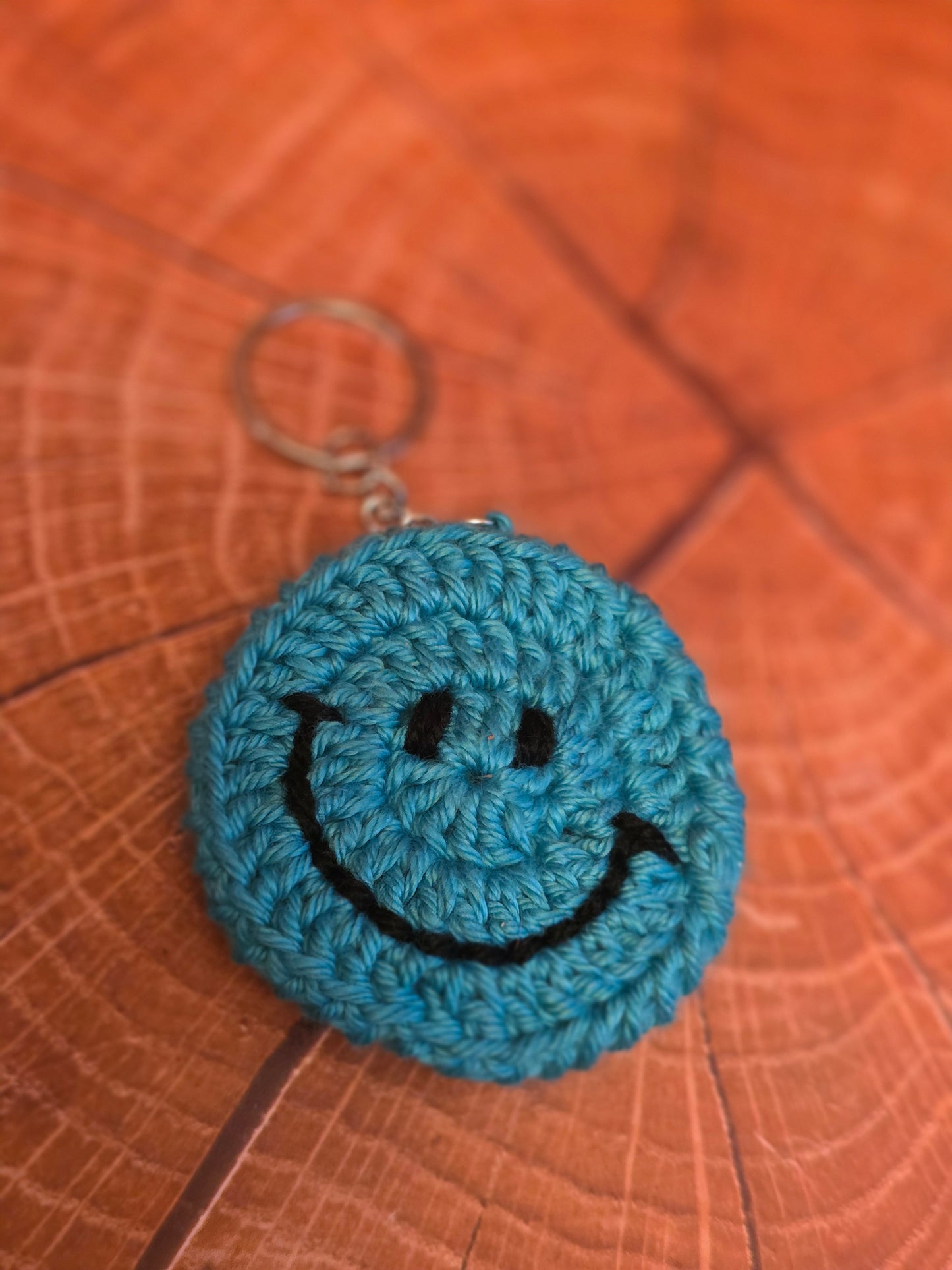 Falsegrin Trinket - Handmade Crocheted Bag Charm or Keychain