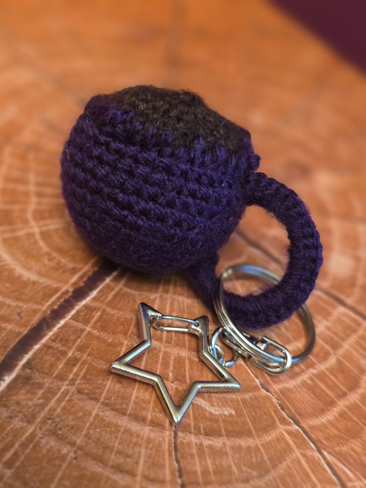 Hexbrew Trinket - Handmade Crochet Bag Charm or Keychain