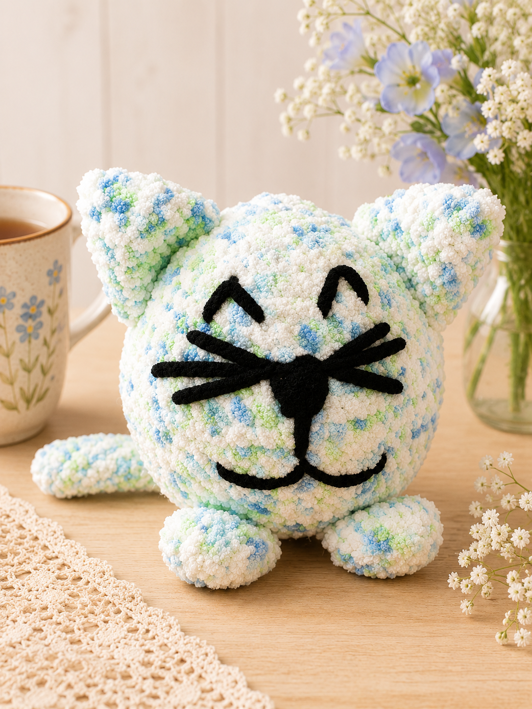 Emberpounce Familiar | Amigurumi Cat