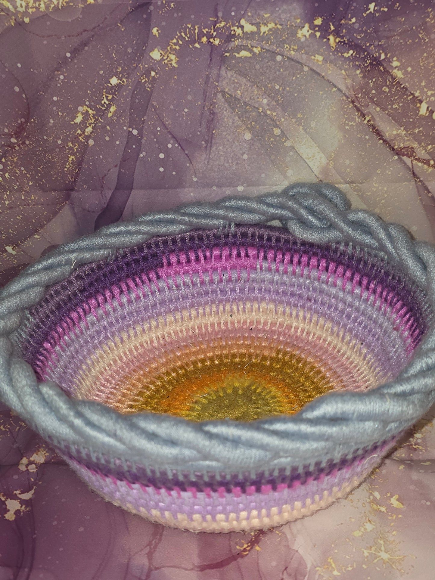 Moonwoven Vessel | Handmade Coil Wrapped Decorative Basket