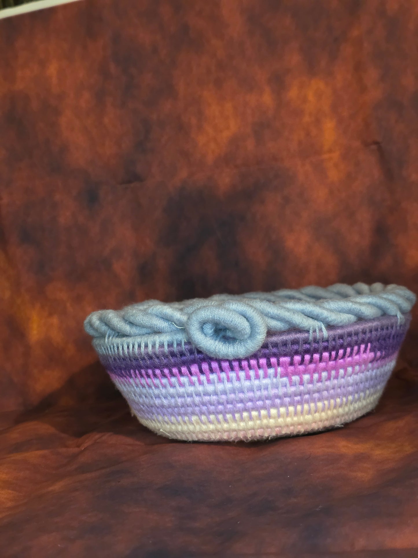 Moonwoven Vessel | Handmade Coil Wrapped Decorative Basket