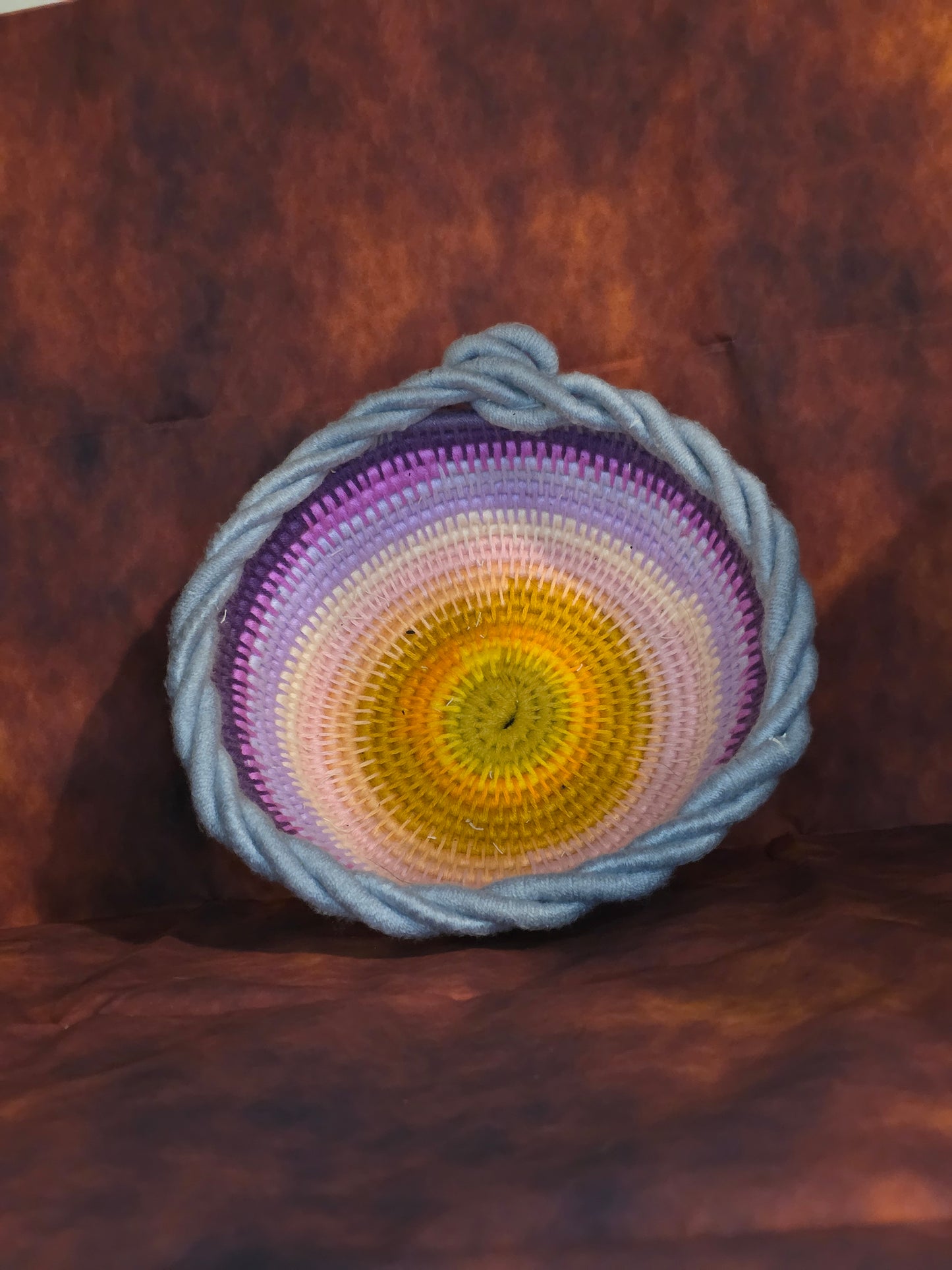 Moonwoven Vessel | Handmade Coil Wrapped Decorative Basket