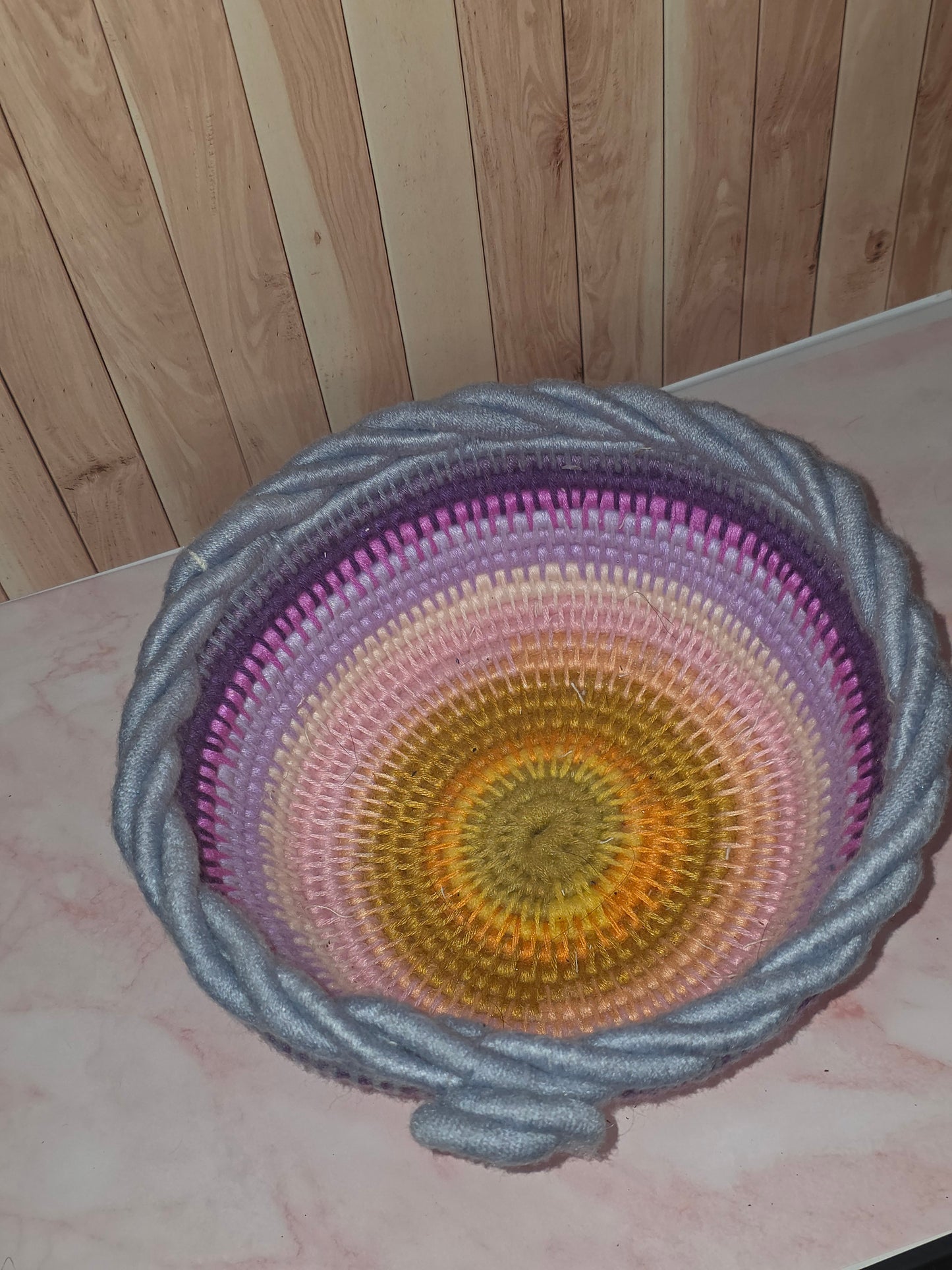 Moonwoven Vessel | Handmade Coil Wrapped Decorative Basket