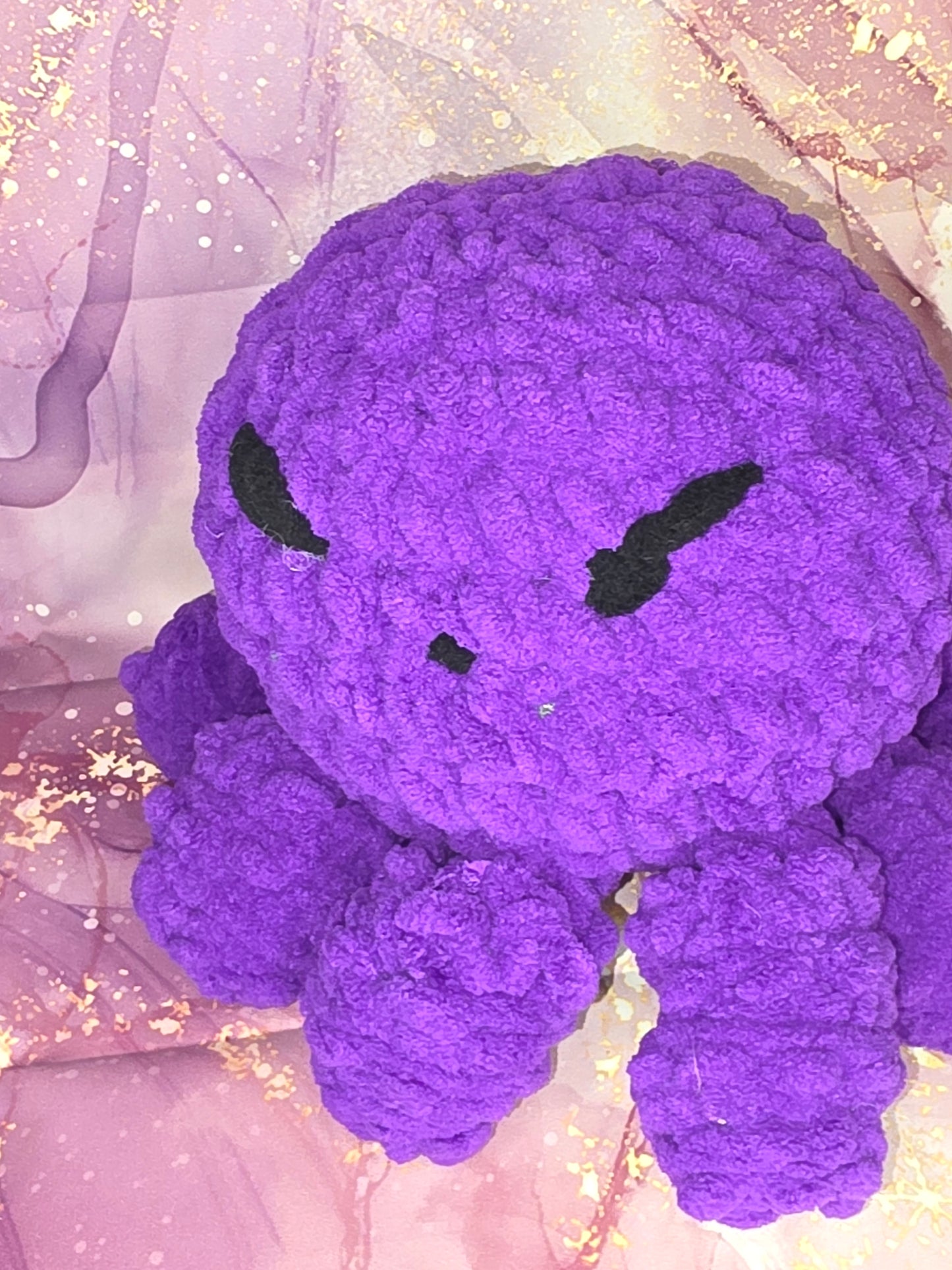 Velvet Void  Familiar – Handmade Crochet Octopus Plush