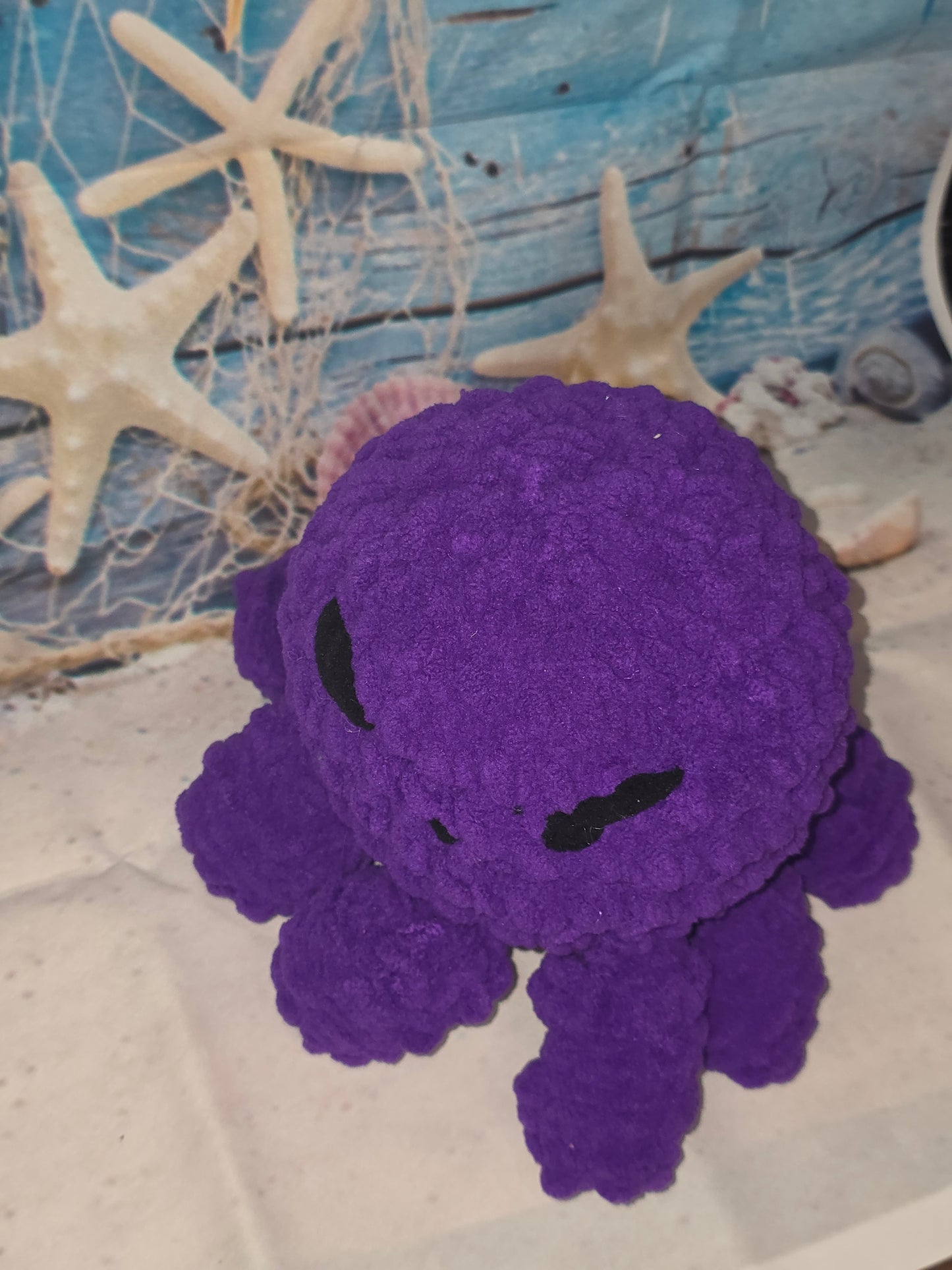 Velvet Void  Familiar – Handmade Crochet Octopus Plush