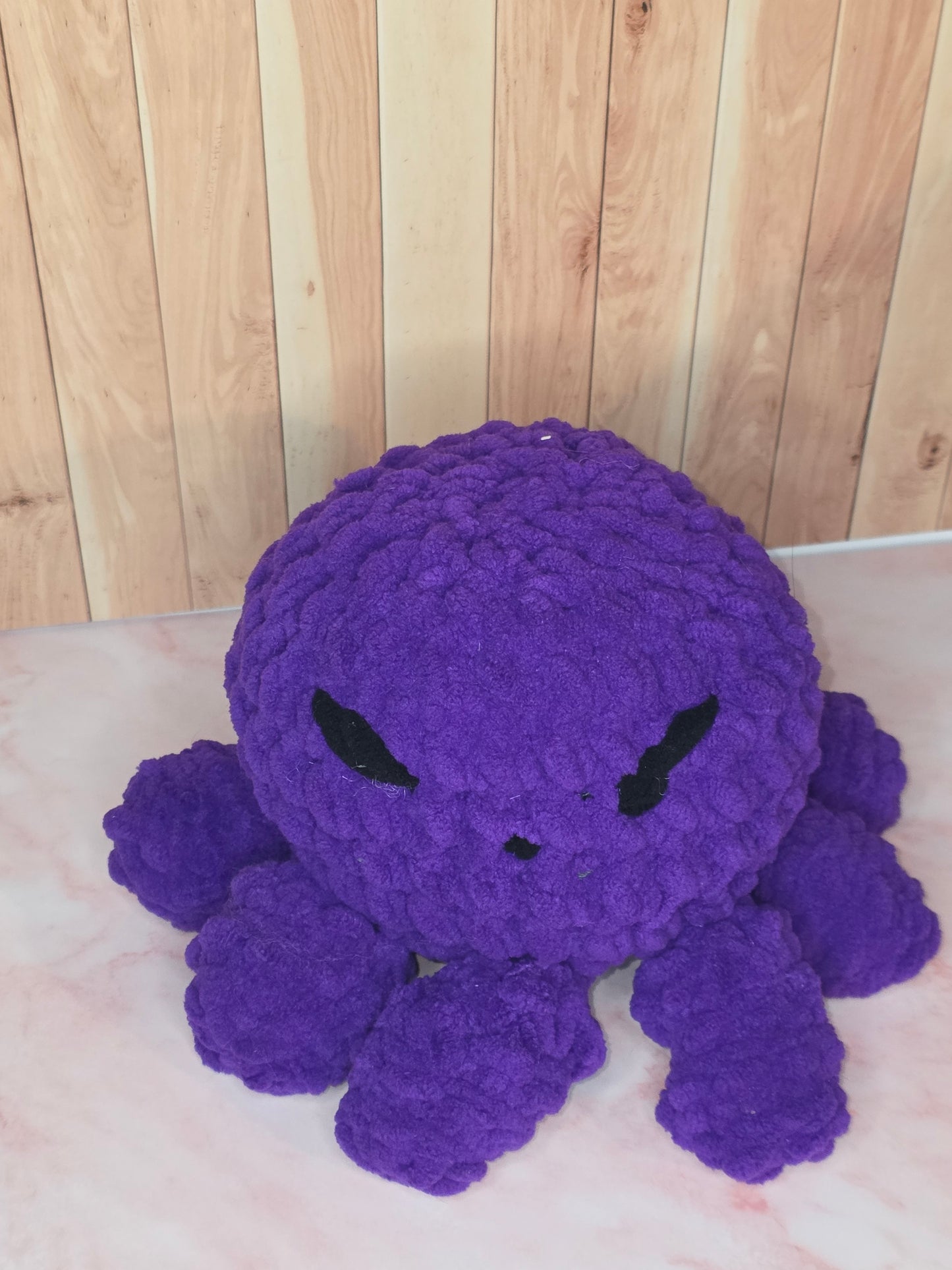 Velvet Void  Familiar – Handmade Crochet Octopus Plush